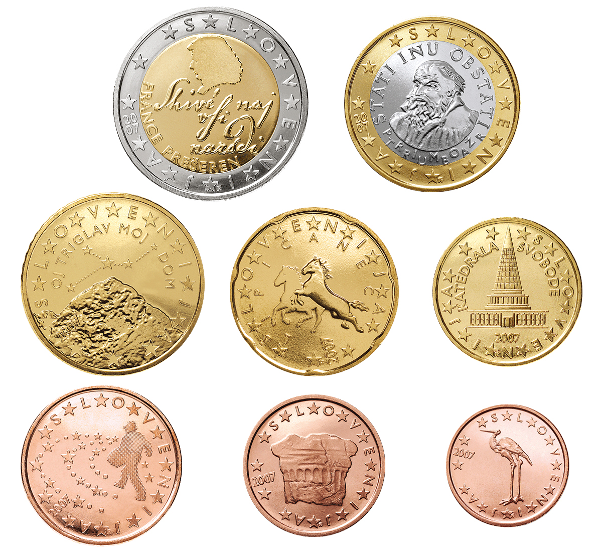 Сколько стоят монеты евро
